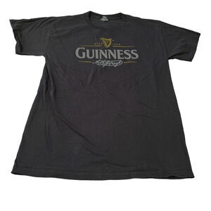 Delta Pro Weight Mens T-Shirt Black Size Medium Cotton Pullover Short Sleeve